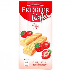 Spreewaffel Cremewaffeln Erdbeer 100g