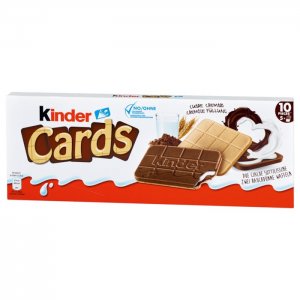 Kinder Cards 128g, 10 Stück