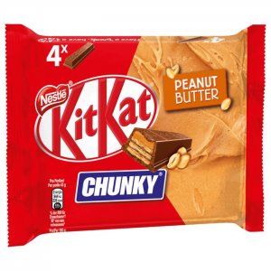 Nestle Kitkat Chunky Peanut Butter Schokoriegel mit Erdnusscreme 4x42g