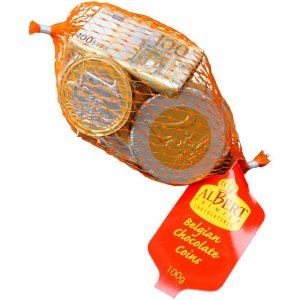 Albert Premier Euro-Schokoladengeld + Banknoten 100g