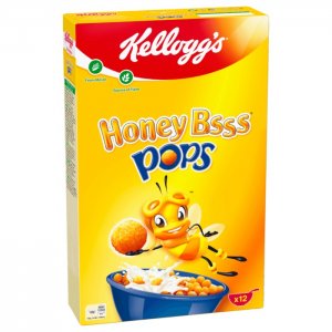 Kelloggs Honey Bsss Pops 375g