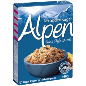 Weetabix Alpen Vollkorn Müsli ohne Zuckerzusatz 560g