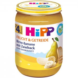 Hipp Frucht & Getreide Birne-Banane mit Zwieback 190g