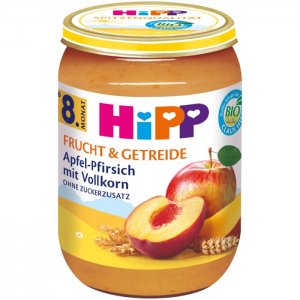 Hipp Frucht & Getreide Apfel-Pfirsich mit Vollkorn 190g