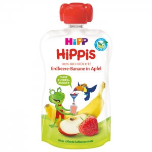 Hipp Hippis Ferdi Frosch Erdbeer-Banane in Apfel 100g