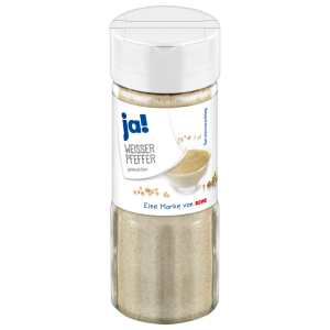 ja! Peffer weiß gemahlen 50g