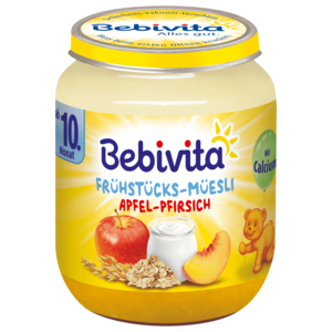 Bebivita Frühstücks-Müsli Apfel-Pfirsich 160g