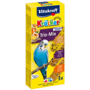 Vitakraft Kräcker Trio Ei/Frucht/Honig Sittich 80g