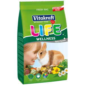 Vitakraft Life Wellness Futter Zwergkaninchen 600g