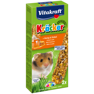 Vitakraft Kräcker + Honig & Dinkel für Hamster 2 Stück 400g