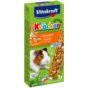 Vitakraft Kräcker + Honig & Dinkel für Meerschweinchen 2 Stück 112g