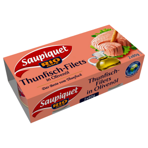 Saupiquet Thunfisch-Filet in Olivenöl 2x80g