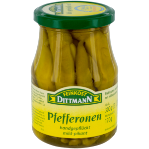 Feinkost Dittmann Pfefferonen mild-pikant 170g