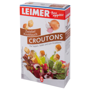 Leimer Croûtons Zwiebel-Knoblauch 100g