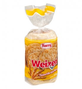 Harry Toastbrötchen Weizen 6ST / 335g