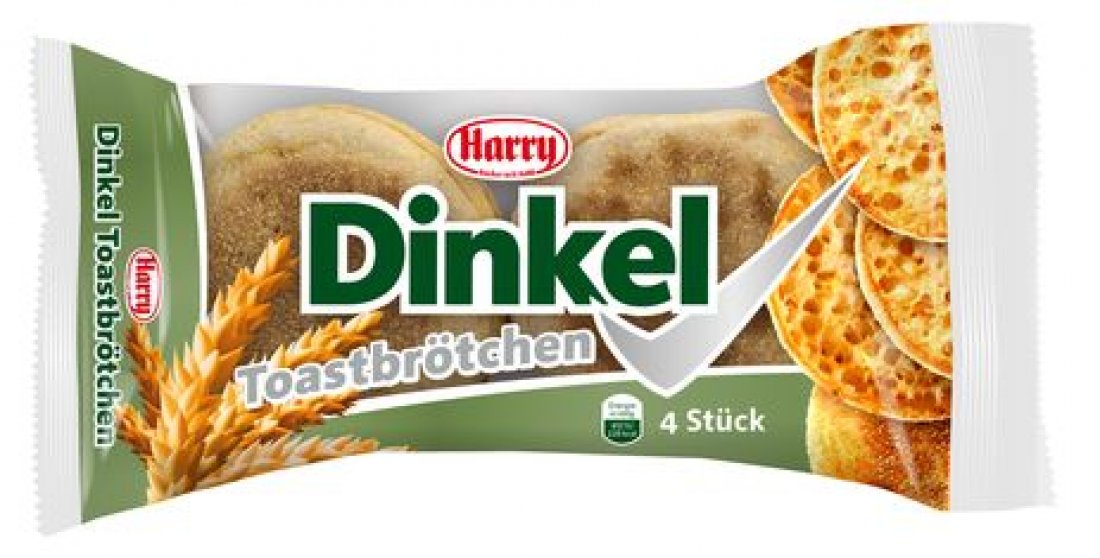 Harry Dinkel-Toastbrötchen 4 Stück / 225 g