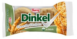 Harry  Dinkel-Toastbrötchen 4 Stück / 225 g