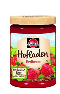 Schwartau Hofladen Erdbeere mit Herkunftsfinder Konfitüre 200g
