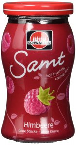 Schwartau Samt Himbeere Fruchtaufstrich ohne Stücke & ohne Kerne 270g