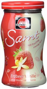 Schwartau Samt Erdbeer-Vanille Fruchtaufstrich ohne Stücke & ohne Kerne 270g