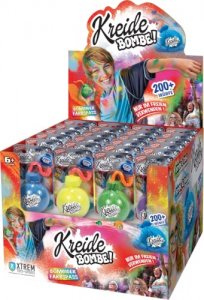 Kreide Bombe, farblich sortiert