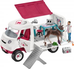 Schleich® Horse Club 42370 Mobile Tierärztin mit Hannoveraner Fohlen