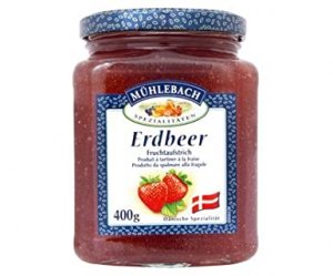 Mühlbach Fruchtaufstrich Erdbeer 400g 