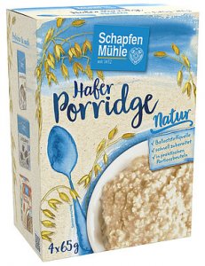 Schapfen Mühle Porridge Hafermahlzeit Natur 260g