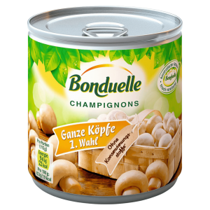 Bonduelle Champignons ganze Köpfe 1. Wahl 230g