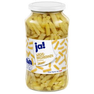 ja! Wachsbrechbohnen mittelfein 720ml