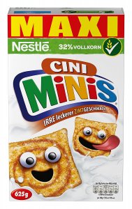 Nestlé Cini Minis Cerealien mit Zimtgeschmack und Vollkorn 375g