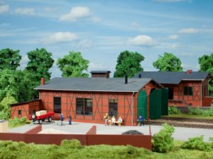 Auhagen Lokschuppen zweiständig N