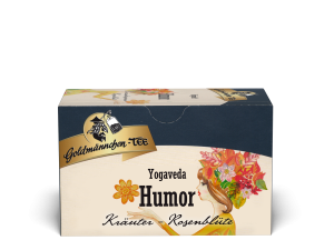 Goldmännchen Yogaveda Humor Koriandersamen-Rosenblüte einzelne Filterbeutel  30g