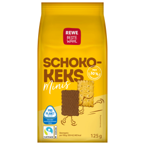 REWE Beste Wahl Schoko-Keks Minis 125g