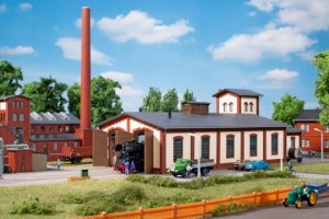 Auhagen Lokschuppen mit Wasserturm TT