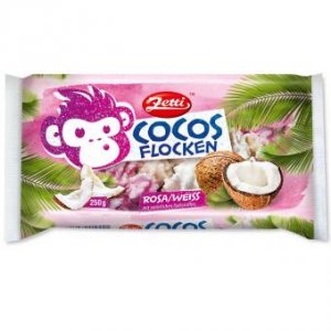 Zetti Cocosflocken Rosa/Weiß 250g 