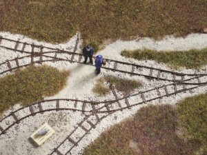 Auhagen Feldbahngleis - Attrappen H0