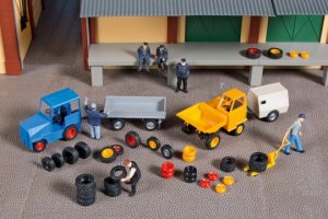 Auhagen Reifen, Felgen H0