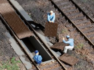 Auhagen Laufbohlen, Abdeckungen H0/TT