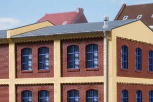 Auhagen Fenster blau H0