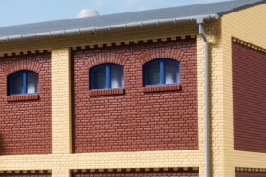 Auhagen Fenster M blau H0