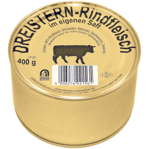 Dreistern Rindfleisch im eigenen Saft 400g