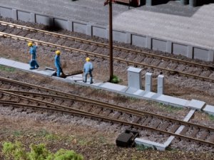 Auhagen Kabelkanäle, Schaltkästen H0