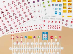 Auhagen Straßenverkehrszeichen H0/TT