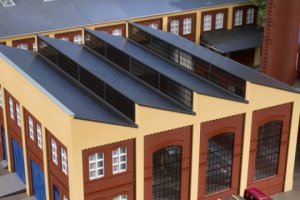 Auhagen Sheddach gelb H0