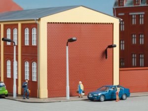 Auhagen Peitschenlampenattrappen eckig H0