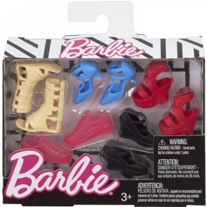 Barbie Schuhe Set 2 Mattel, 5 Paar Schuhe