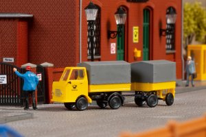 Auhagen Multicar M22 Post mit Anhänger TT