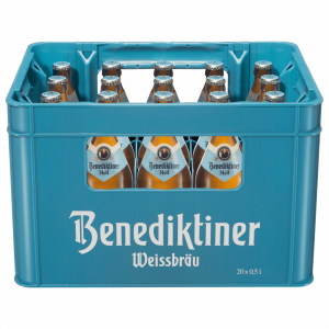 Benediktiner hell 20x0,5L MEHRWEG