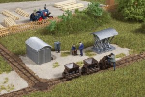 Auhagen Loren, Fahrradständer H0/TT